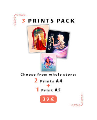 3 Prints Pack